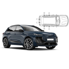 Sonnenschutz Blenden für Audi Q6 Etron (Typ GF) 2024-