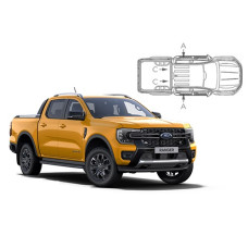 Sonnenschutz Blenden für Ford Ranger 2023-