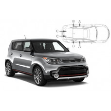 Sonnenschutz Blenden für Kia Soul 5 Türen 2014-2019 Sonnenschutz Blenden für Kia Soul 5 Türen 2014-2019