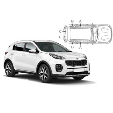 Sonnenschutz Blenden für Kia Sportage QL 5 Türen 2015-2021 Sonnenschutz Blenden für Kia Sportage QL 5 Türen 2015-2021