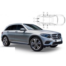 Sonnenschutz Blenden für Mercedes-Benz GLC (X253) 5 Türen 2015-2022 Sonnenschutz Blenden für Mercedes-Benz GLC (X253) 5 Türen 2015-2022