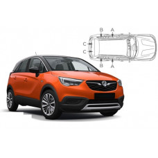 Sonnenschutz Blenden für Opel Crossland X 2017-2024